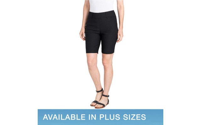  Ladies' Bermuda Short, Black, 2X
