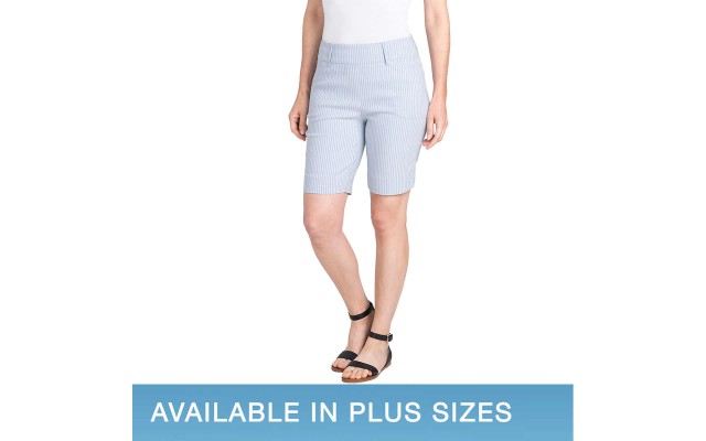  Ladies' Bermuda Short, Blue, XX-Large