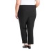  Ladies' Pull-on Ankle Pant, Black, 2X