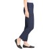  Ladies' Pull-on Ankle Pant, Blue, Small