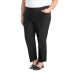  Ladies' Pull-on Ankle Pant, Black, 2X