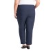  Ladies' Pull-on Ankle Pant, Blue, Small