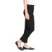 Ladies' Pull-on Ankle Pant, Black, 2X