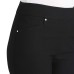  Ladies' Pull-on Ankle Pant, Black, 2X
