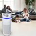 TotalClean Deluxe 5-in-1 Tower Air Purifier with UV-C Technology, White