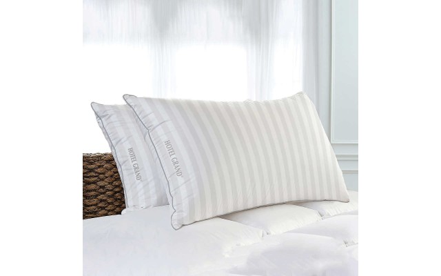  Feather & Down Pillow, 2-pack, One Color, King Size