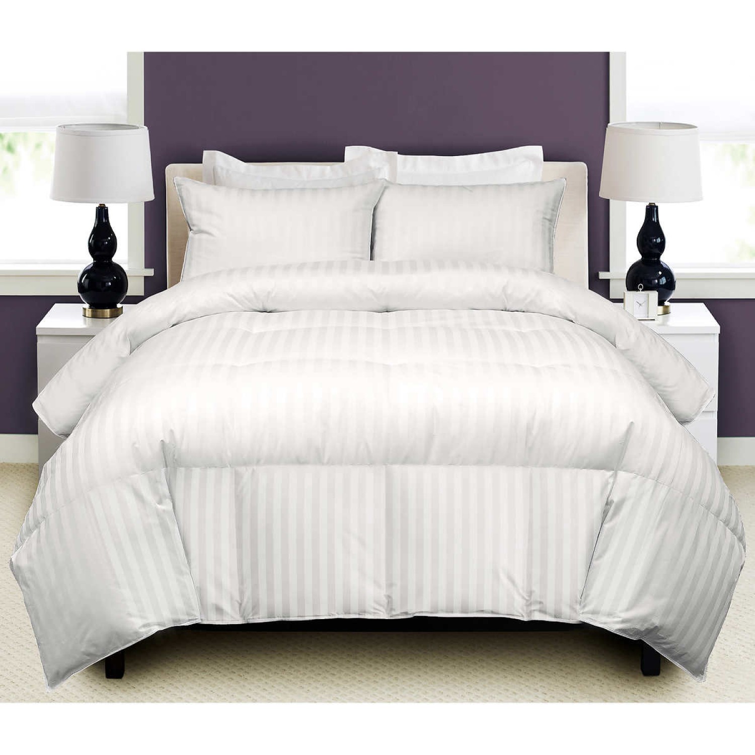 Hotel Grand White Goose Down Comforter, One Color, Full/Queen