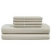  Antimicrobial 800 Thread Count Supima Cotton 6pc Sheet Set, Tan, Split King