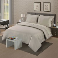 Hotel Signature Antimicrobial 800 Thread Count Supima Cotton 6pc Sheet Set, Tan, Split King