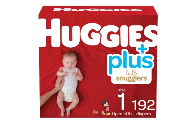  Plus Diapers Sizes 1 - 2, One Color, 1 (8-14 lb/4-6 kg)