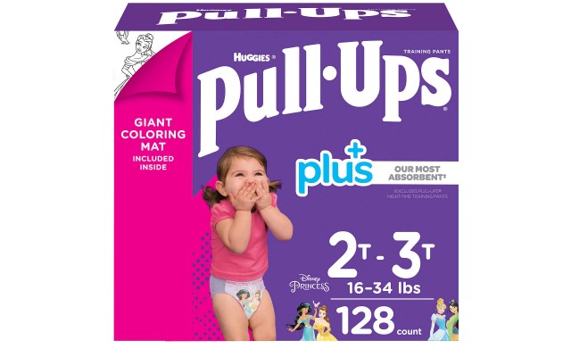  Pull-Ups Plus Training Pants For Girls, One Color, 3T-4T (32-40 lb/15-18 kg)