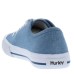  Ladies' Lace-Up Canvas Shoe, Blue, 6