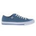  Ladies' Lace-Up Canvas Shoe, Blue, 6