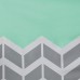  Alex 42″ x 84″ Colorblock Chevron Print Insulated Curtain Set