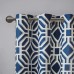  Maci Fretwork 42″ x 63″ Room-Darkening Grommet Window Panel
