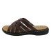  Ladies' Slip On Sandal, Brown, 10