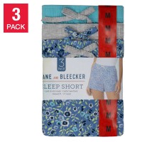 Jane and Bleecker Ladies' Short Set, 3-pack, Blue, X-Large