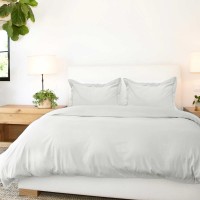 Jennifer Adams Eternal 3-piece Duvet Cover Set, Light Gray, Queen