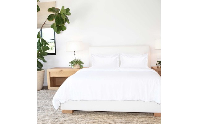 Jennifer Adams Eternal 3-piece Duvet Cover Set, White, Queen