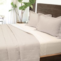 Jennifer Adams Home Codora 3-piece Quilt Set, Beige, King