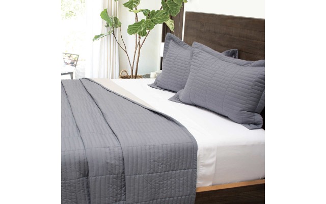  Codora 3-piece Quilt Set, Blue, Queen