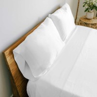 Jennifer Adams Home Eternal Sheet Set, White, Split King