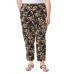  Ladies’ Printed Pull-on Pant, Yellow, Medium