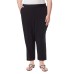  Ladies’ Printed Pull-on Pant, Black, Large
