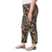  Ladies’ Printed Pull-on Pant, Yellow, Large