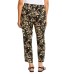  Ladies’ Printed Pull-on Pant, Yellow, Medium