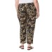 Ladies’ Printed Pull-on Pant, Yellow, Medium