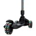  Saturn 3 Wheel Light-up Folding Scooter Black