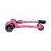  Saturn 3 Wheel Light-up Folding Scooter Pink