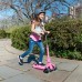  Saturn 3 Wheel Light-up Folding Scooter Pink