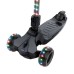  Saturn 3 Wheel Light-up Folding Scooter Black