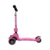  Saturn 3 Wheel Light-up Folding Scooter Pink