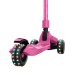  Saturn 3 Wheel Light-up Folding Scooter Pink