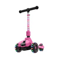 Jetson Saturn 3 Wheel Light-up Folding Scooter Pink