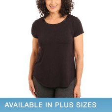 Joan Vass Ladies' Satin Collar Top