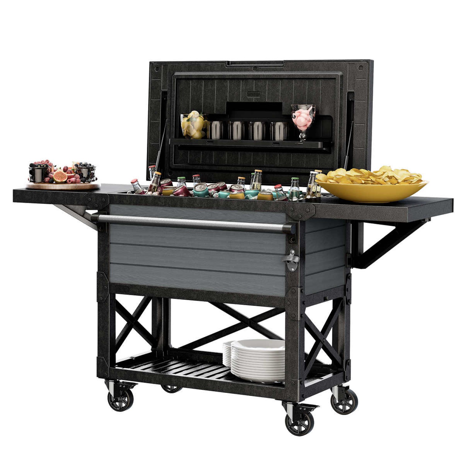 keter-patio-cooler-beverage-cart