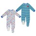 Kids Headquarters Kids' 2-pack Blanket Sleeper, Trucks, One Color, 12 Months