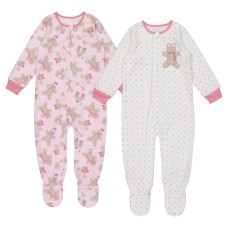 Kids Headquarters Kids' 2-pack Blanket Sleeper, Gingerbread