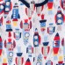 Kids Headquarters Kids' 3-pack Cotton Sleepers, Rocket, One Color, 9 Months