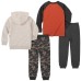 Kids Headquarters Kid's 4-piece Playwear Set, Dino, One Color, 3T