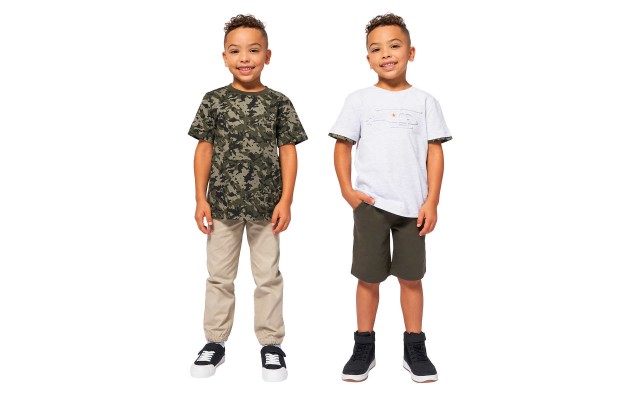 Kid's Headquarters Kids' 4-piece Set, Camo, One Color, 2T