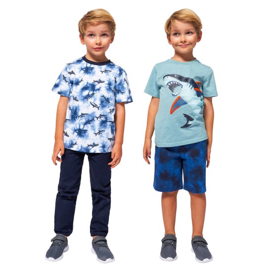 Kid's Headquarters Kids' 4-piece Set, Shark, One Color, 2T