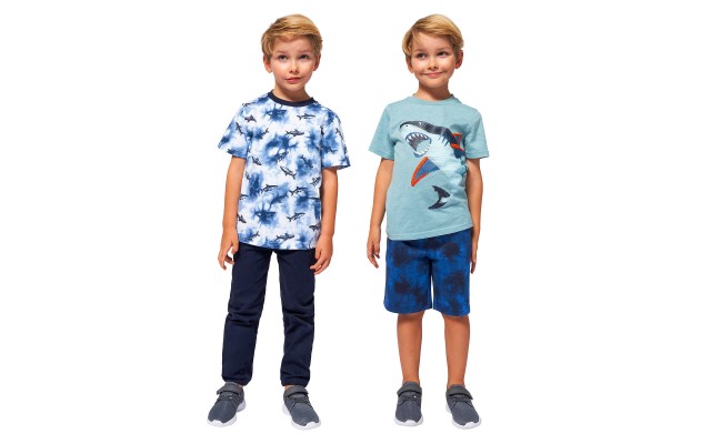 Kid's Headquarters Kids' 4-piece Set, Shark, One Color, 2T