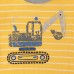 Kids Headquarters Kids' 6-piece Cotton PJ Set, Construction, One Color, 2T