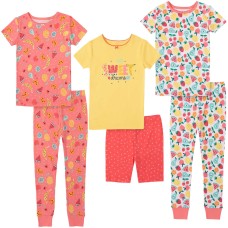 Kids Headquarters Kids' 6-piece Cotton PJ Set, Sweet Dreams