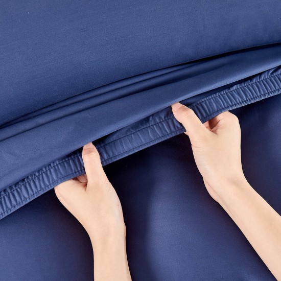  680 Thread Count 6-piece Sheet Set, Dark Blue, California King